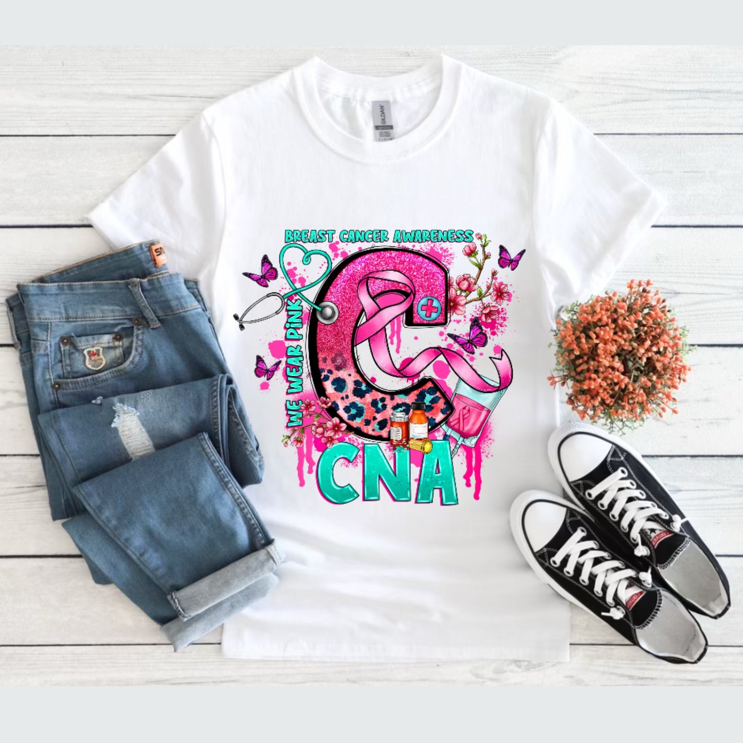 CNA Breast Cancer Awareness Tee