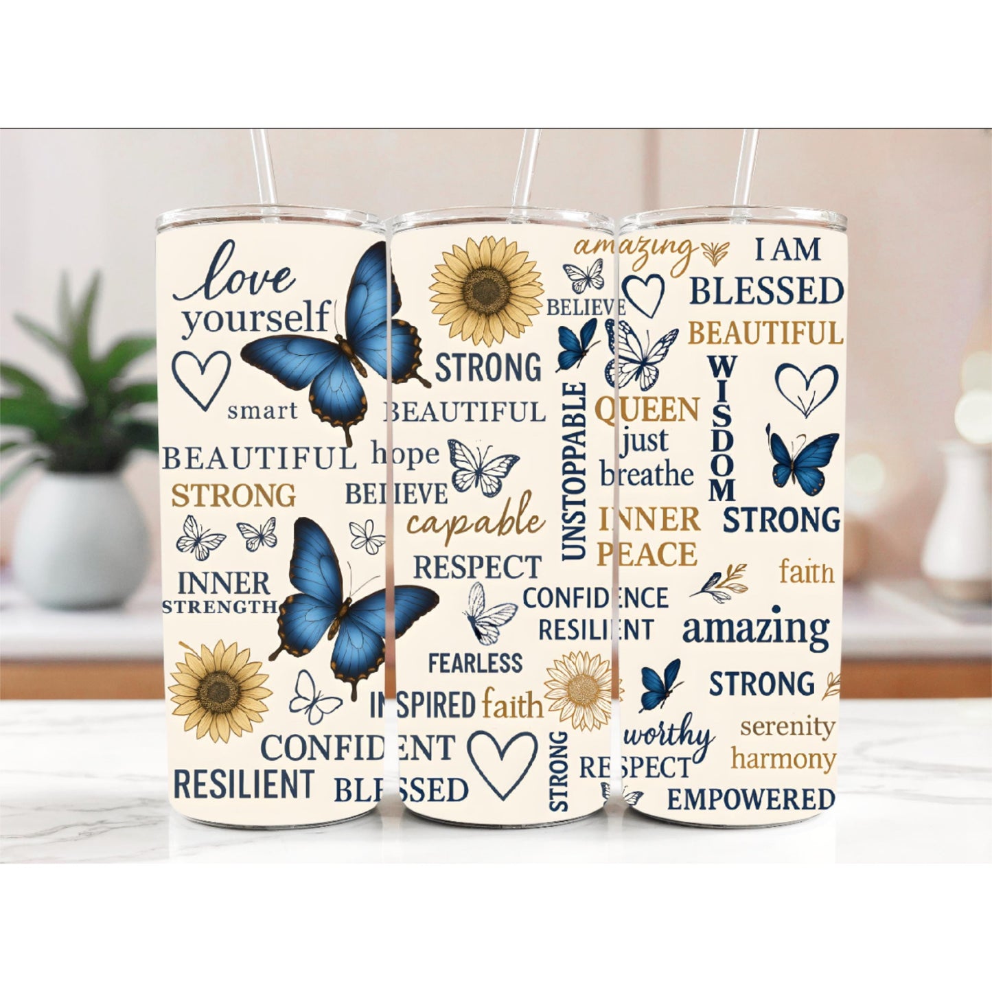 Positive Affirmations Tumbler