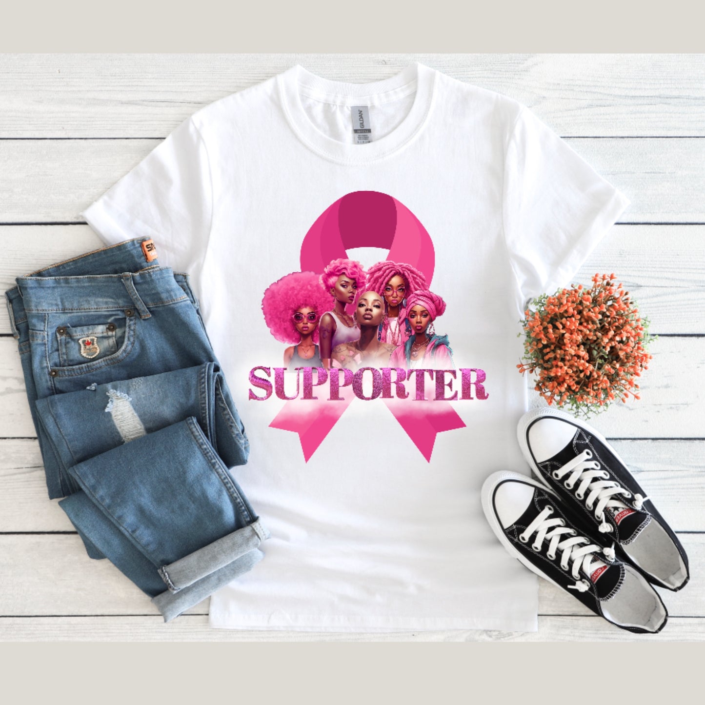 Supporter Breast Cancer Awareness Tee