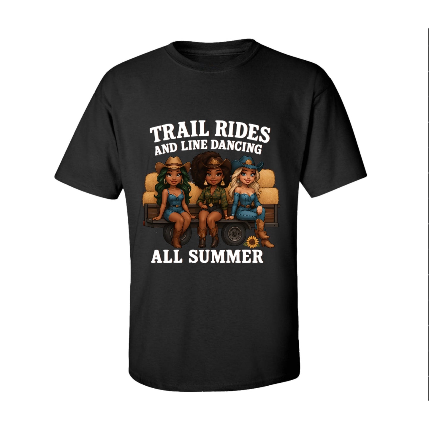 Trail Rides and Line Dancing Tee
