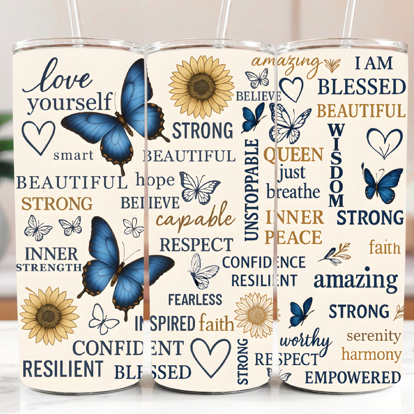 Positive Affirmations Tumbler