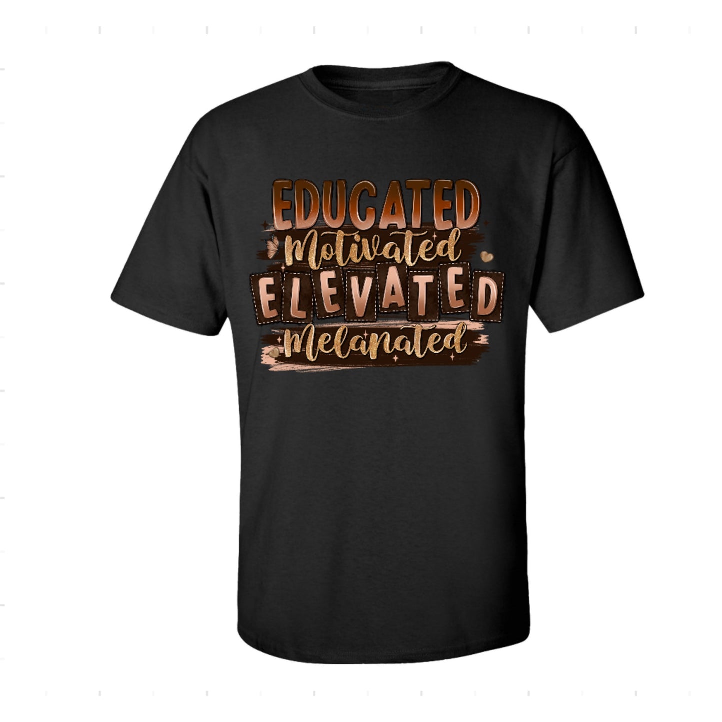 Educated Motivated Elevated Melanated Tee