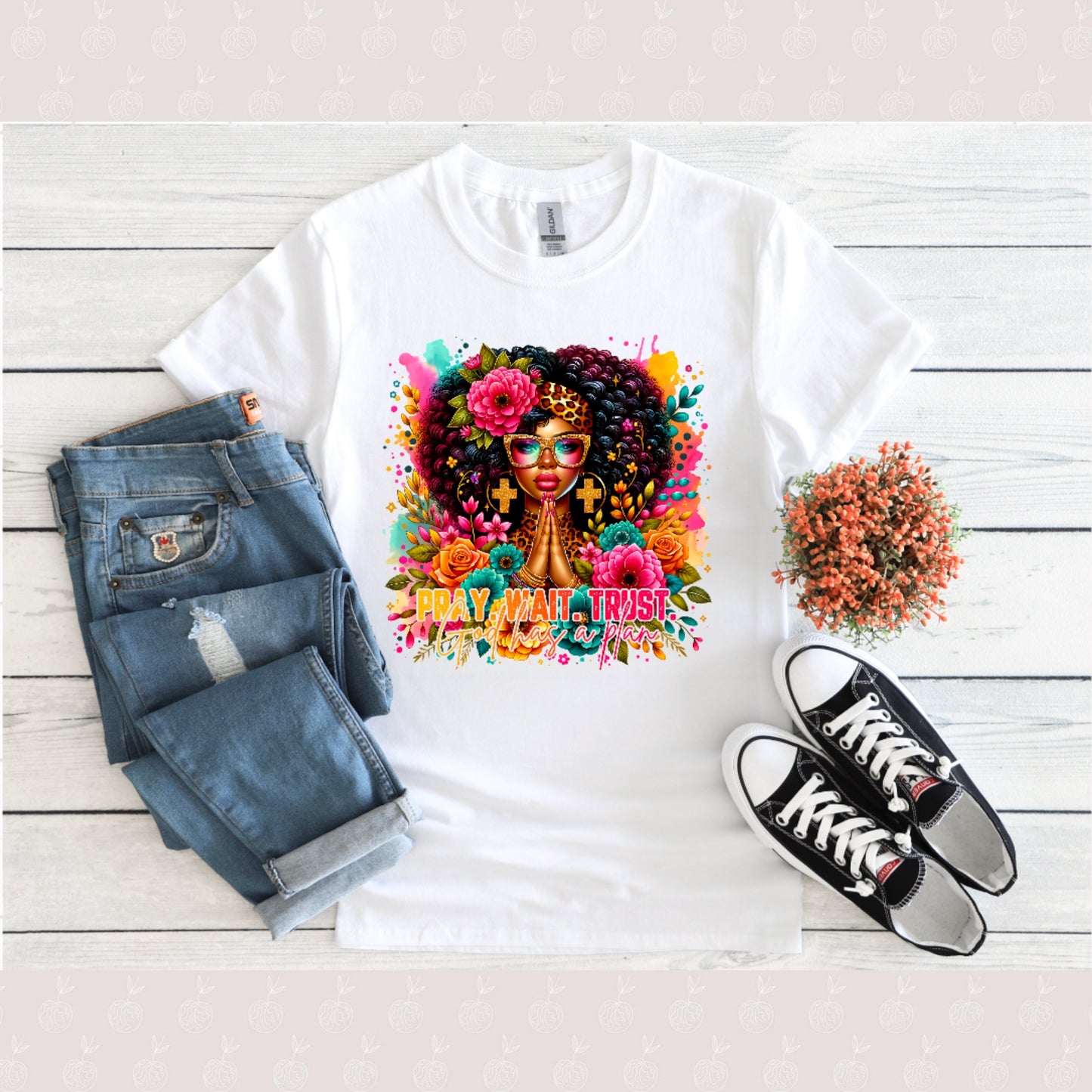 Pray Wait Trust Tee