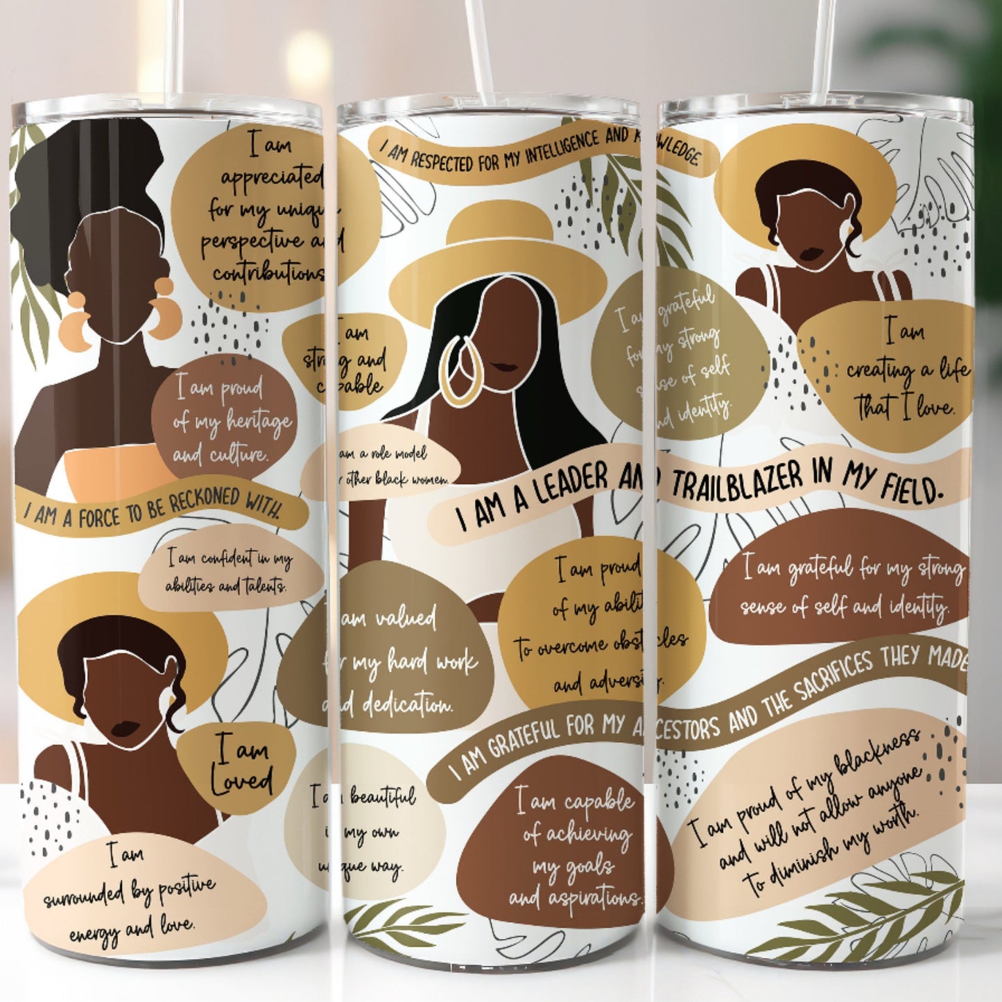 Black Woman Affirmation Tumbler