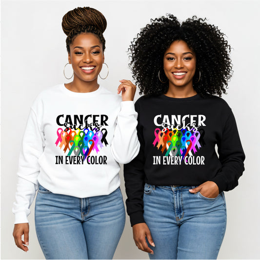 Cancer Sucks In Every Color Sweater