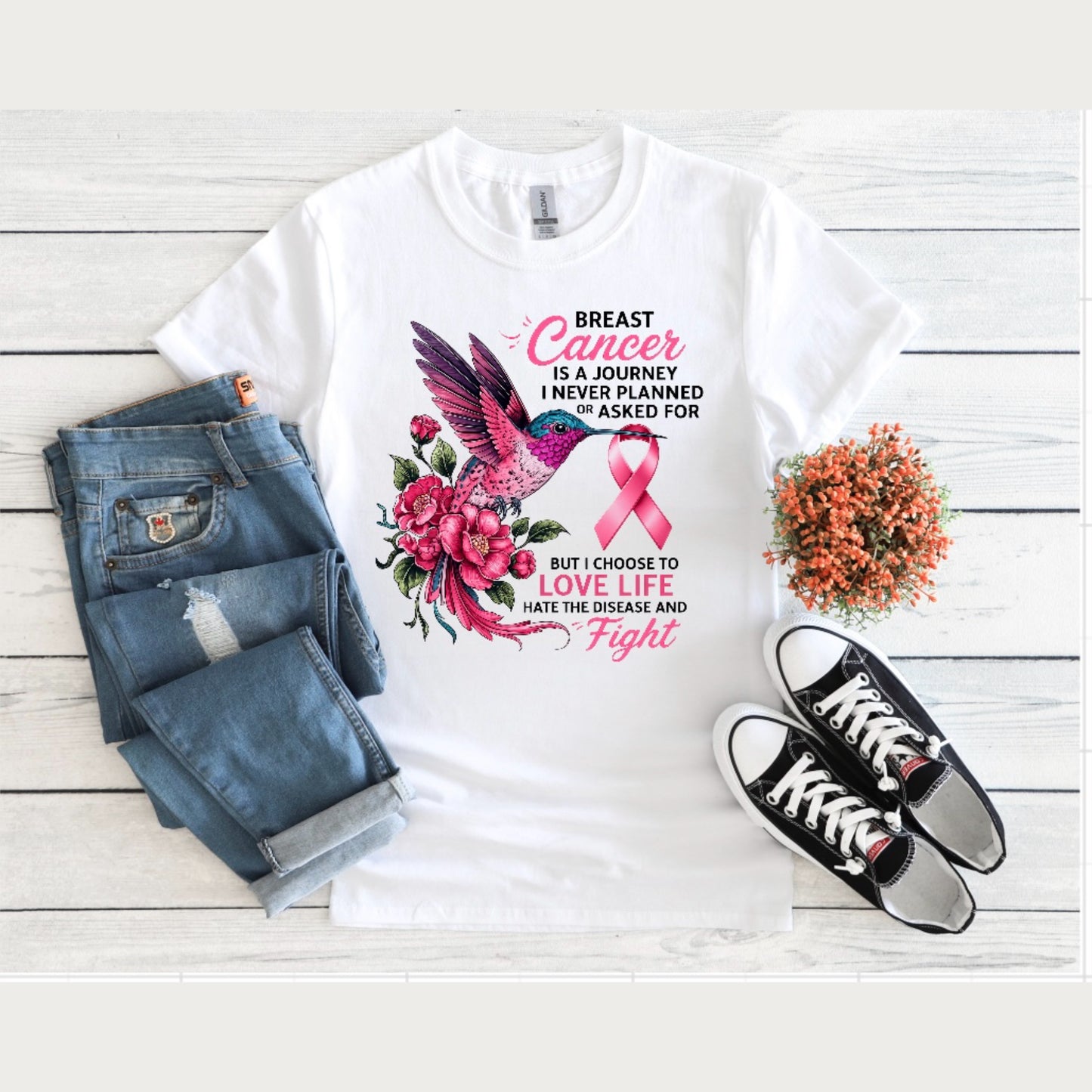 Breast Cancer Is A Journey Tee