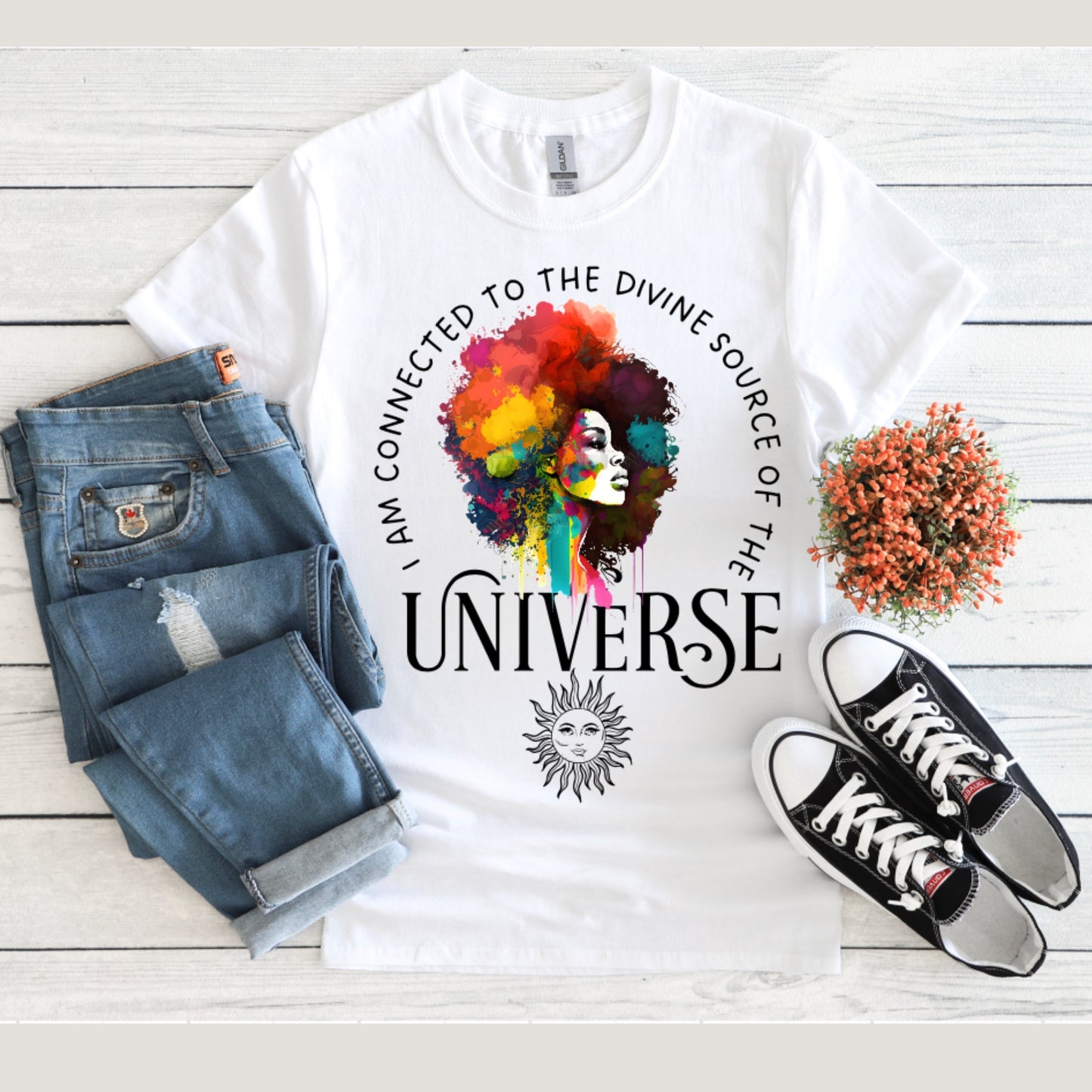 I Am Connected To The Devine Source Of The Universe Tee