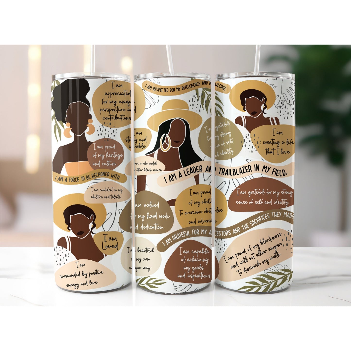 Black Woman Affirmation Tumbler