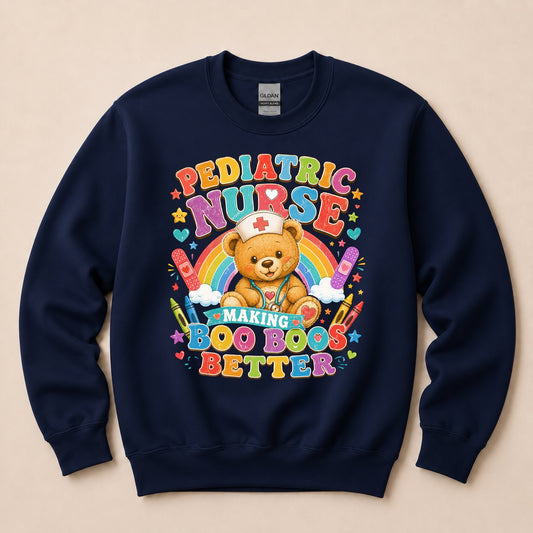 Pediatric Nurse Making Boo Boos Better Sweatshirt