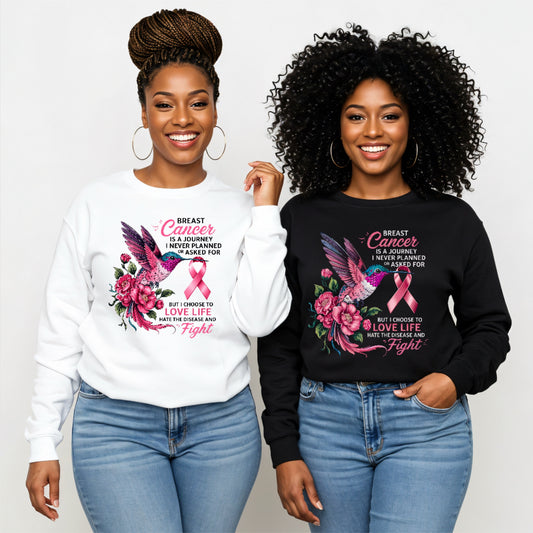 Breast Cancer Is A Journey Sweater