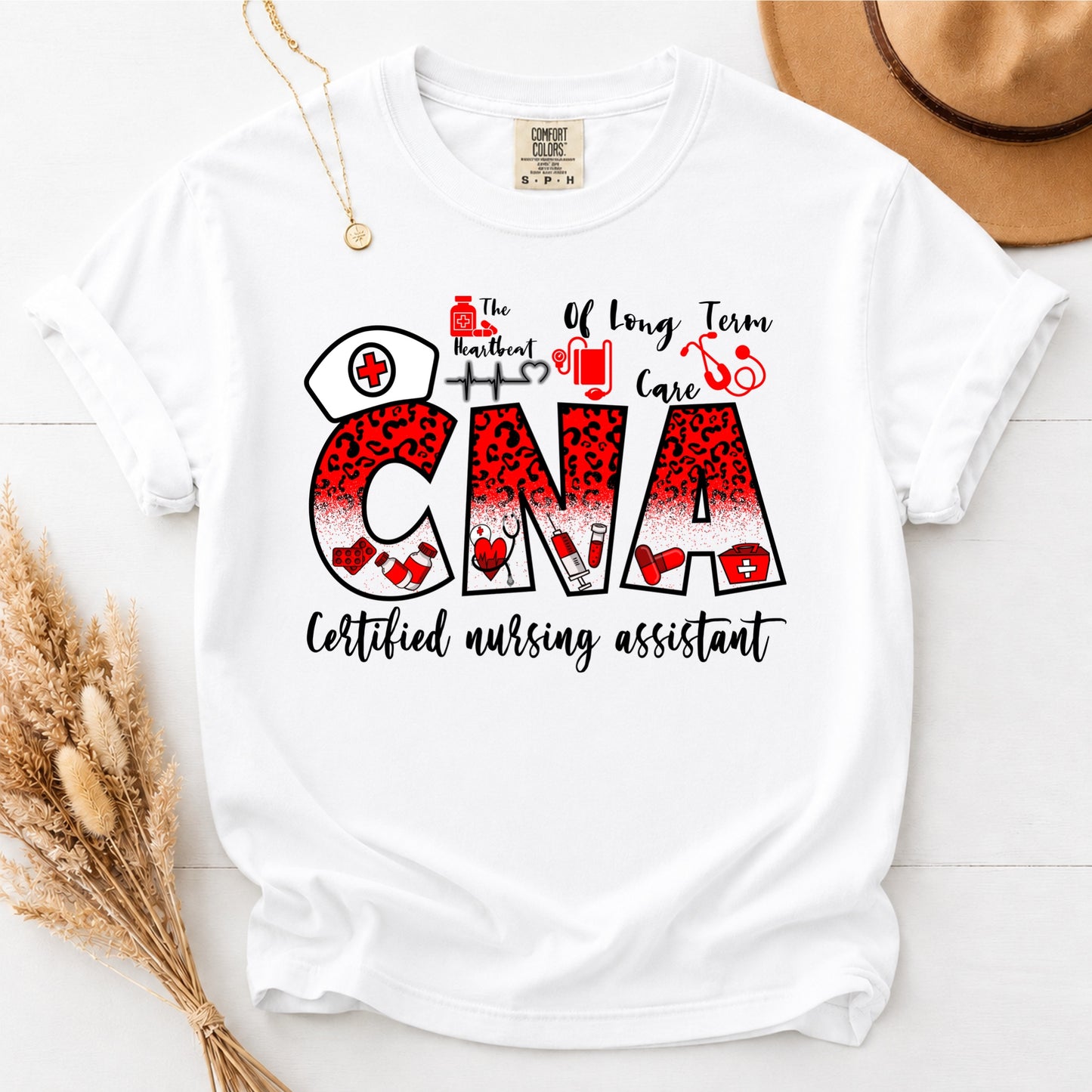 Red Leopard CNA T-Shirt