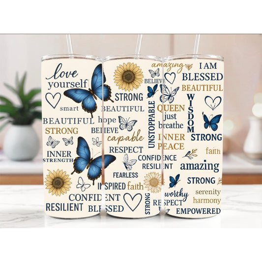 Positive Affirmations Tumbler