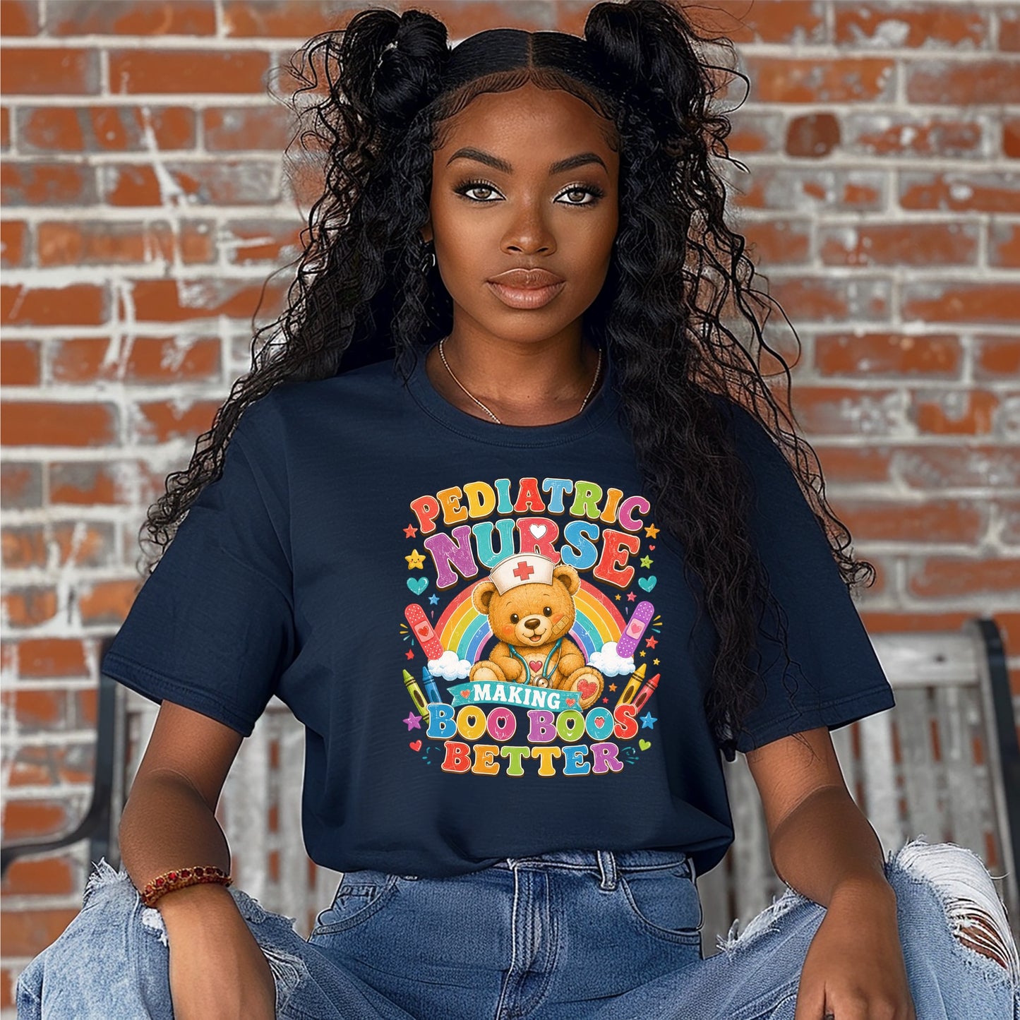 Pediatric Nurse Making Boo Boos Better T-Shirt | Pediatric Nursing Shirt