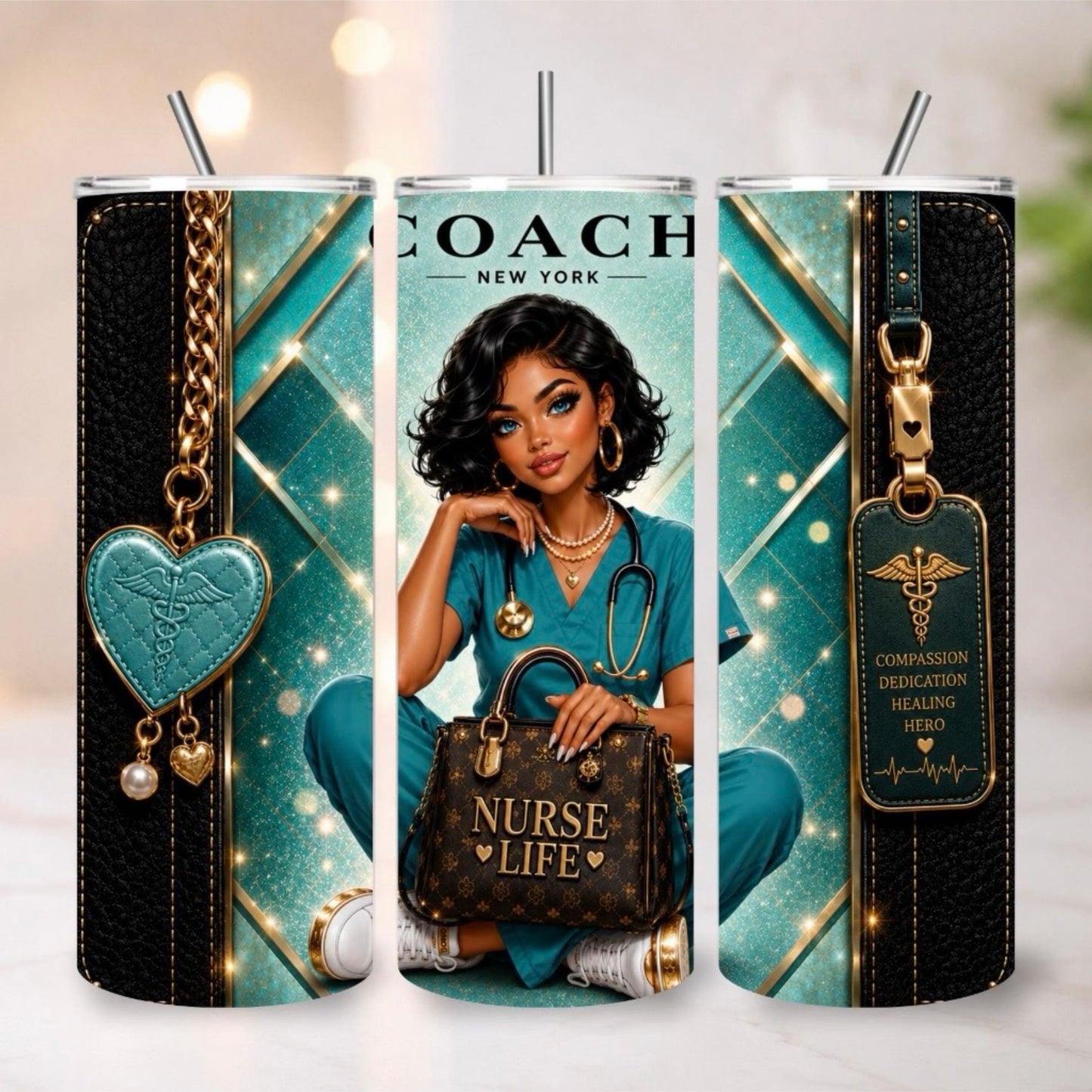 Fashion Purse 20oz Nurse Tumbler