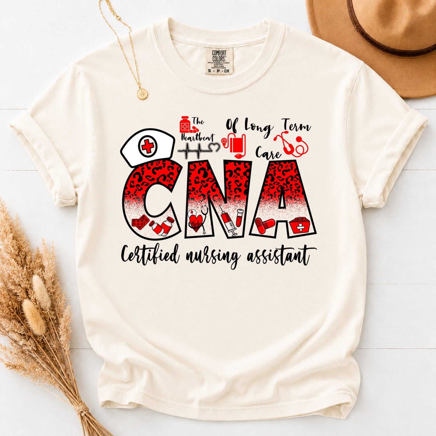 Red Leopard CNA T-Shirt