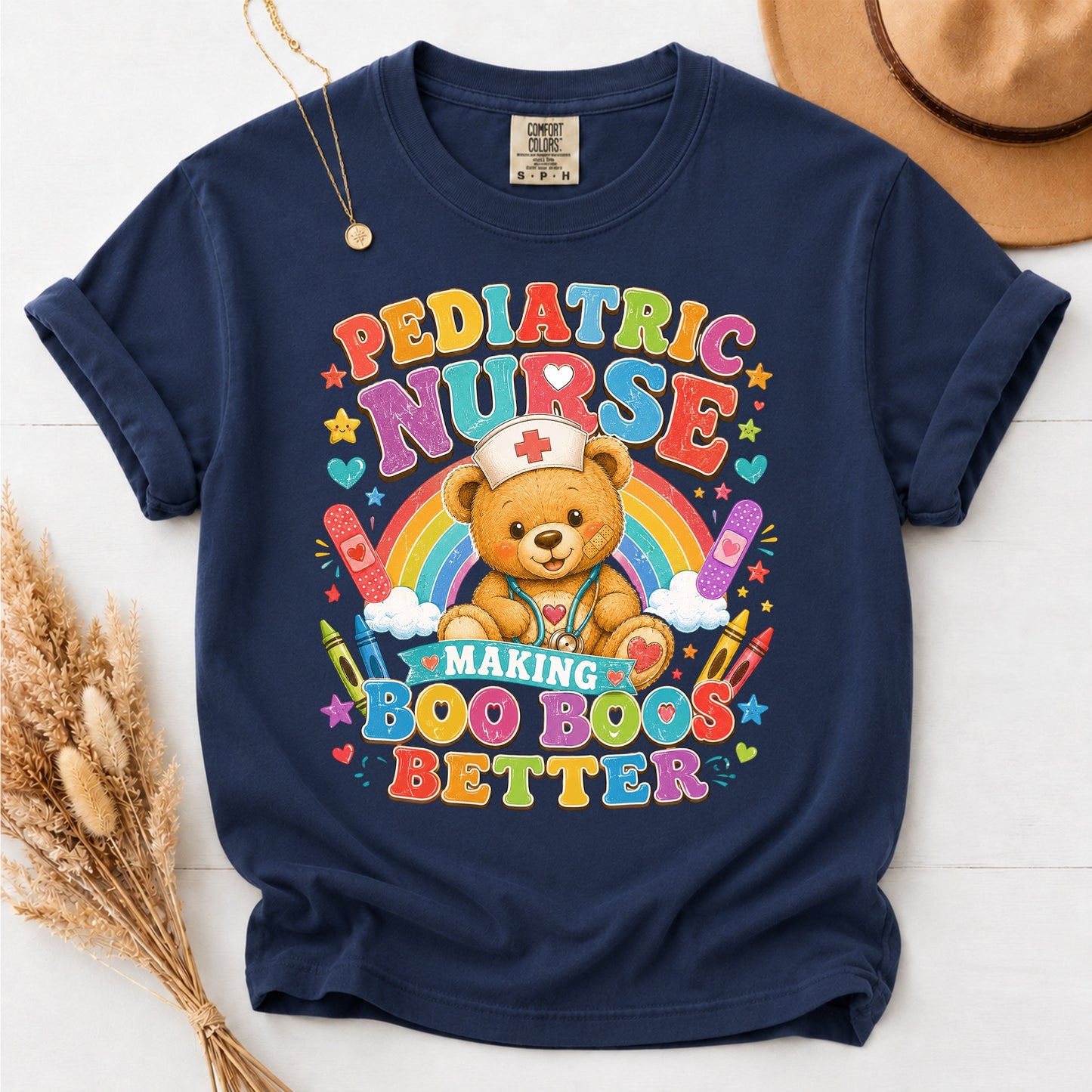 Pediatric Nurse Making Boo Boos Better T-Shirt | Pediatric Nursing Shirt