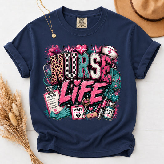 Nurse Life Comfort Colors T-Shirt
