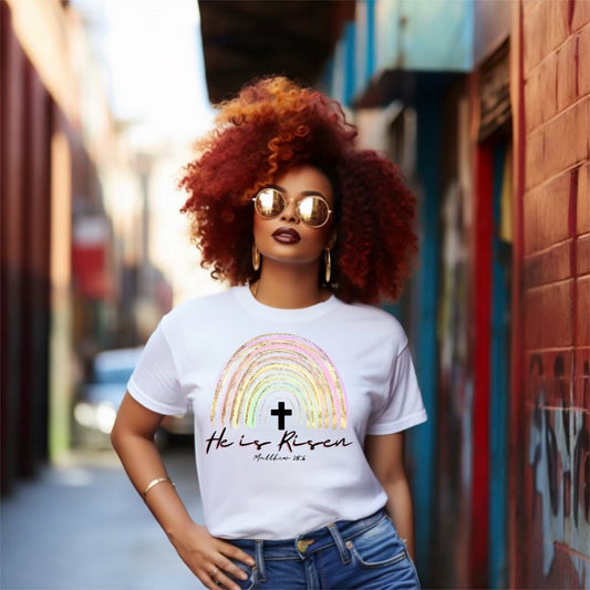 He Is Risen Easter Tee