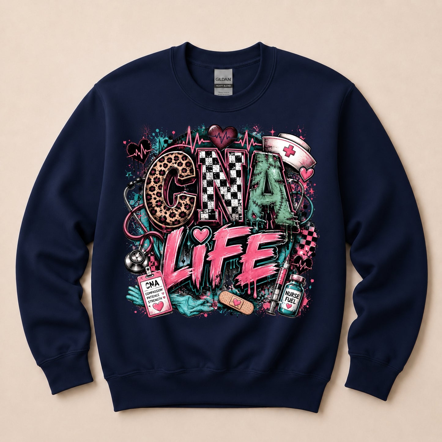 Leopard CNA Life Sweater