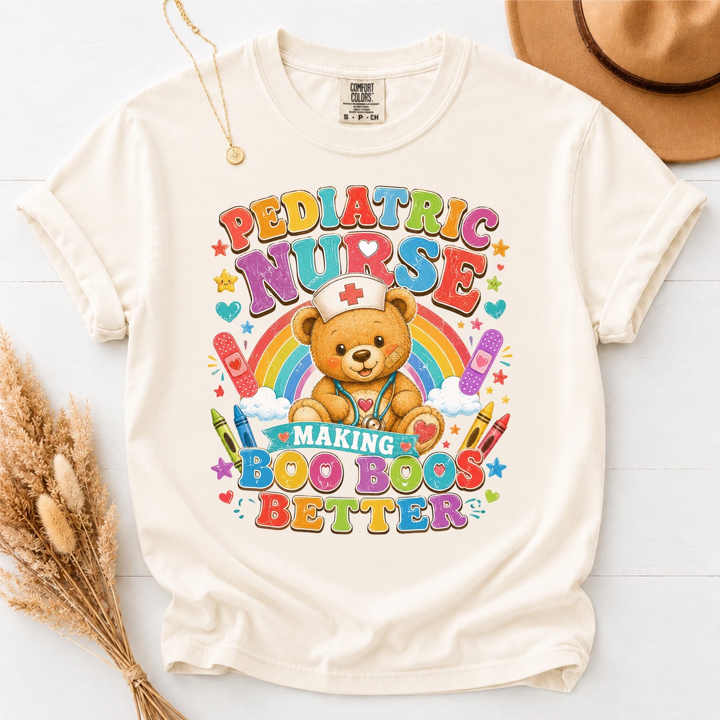 Pediatric Nurse Making Boo Boos Better T-Shirt | Pediatric Nursing Shirt