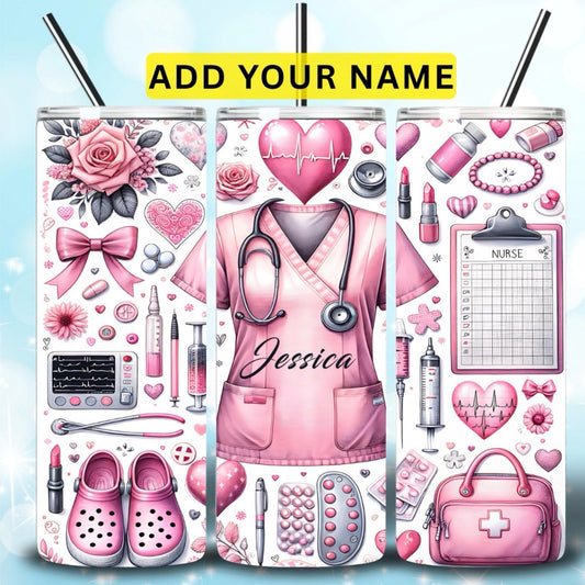 Personalized Nursing Tumbler