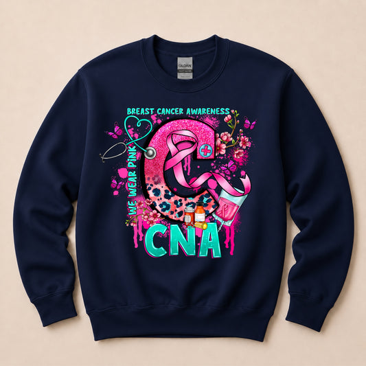CNA Breast Cancer Awareness Sweater
