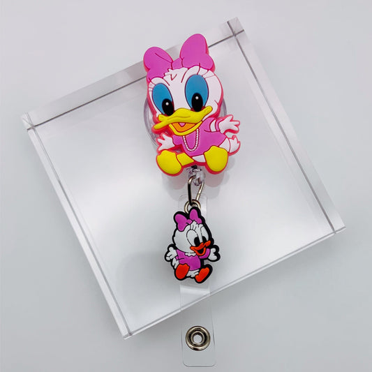 Bow Duck Badge Holder with Retractable Reel
