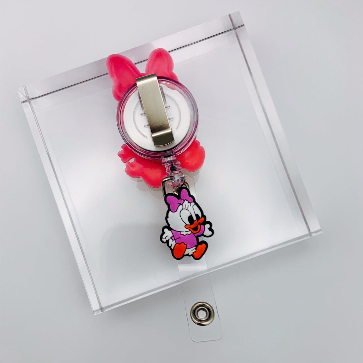 Bow Duck Badge Holder with Retractable Reel