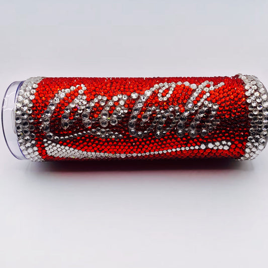 Coca Cola 20oz Rhinestoned Tumbler - Joanell Creations