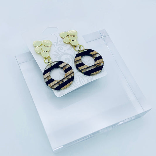 Cute Resin & Wood Statement Earrings - Joanell Creations