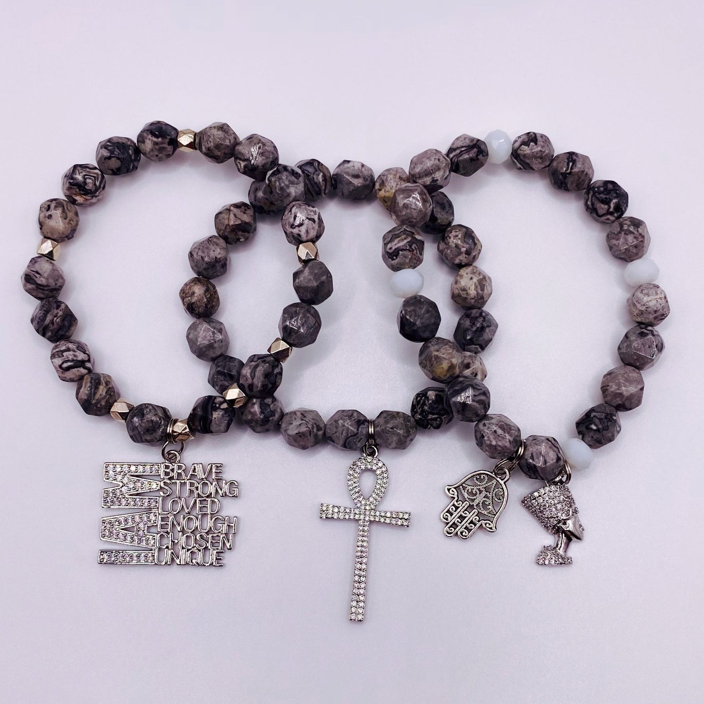 I AM 3pc Bracelet Set - Joanell Creations