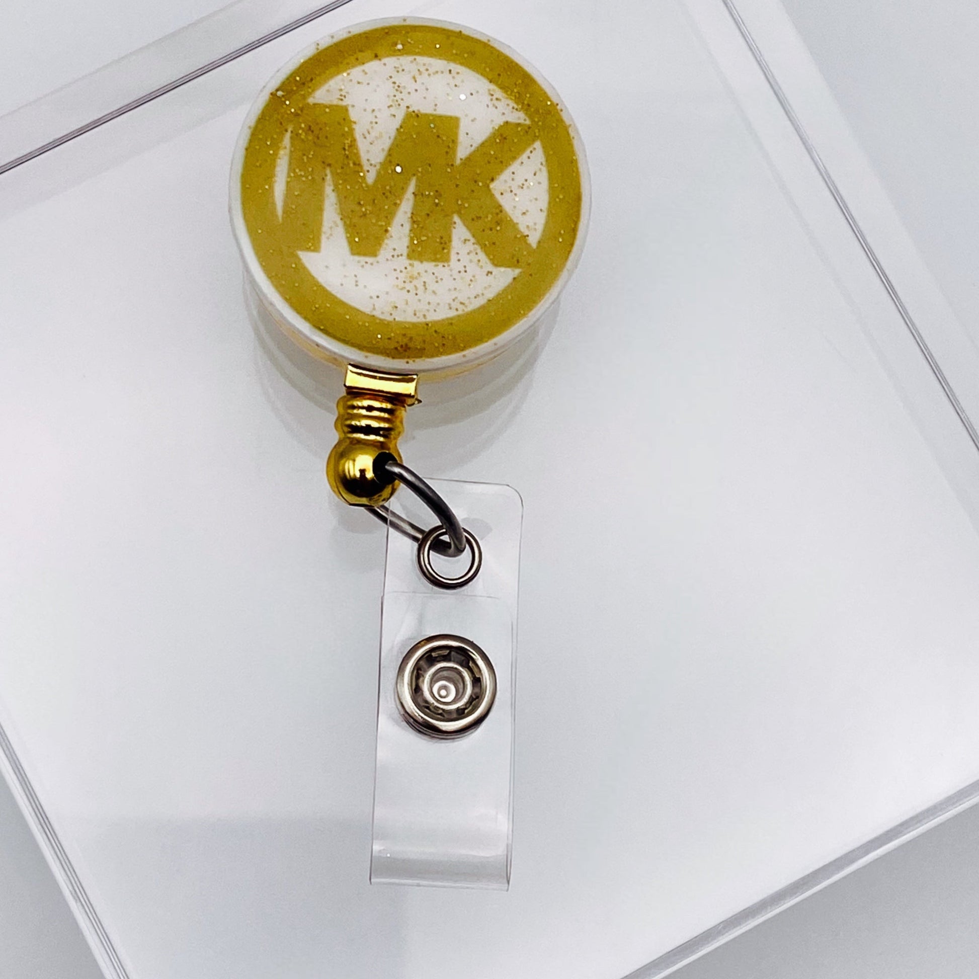 M’K Inspired Badge Holder/Retractable Reel - Joanell Creations