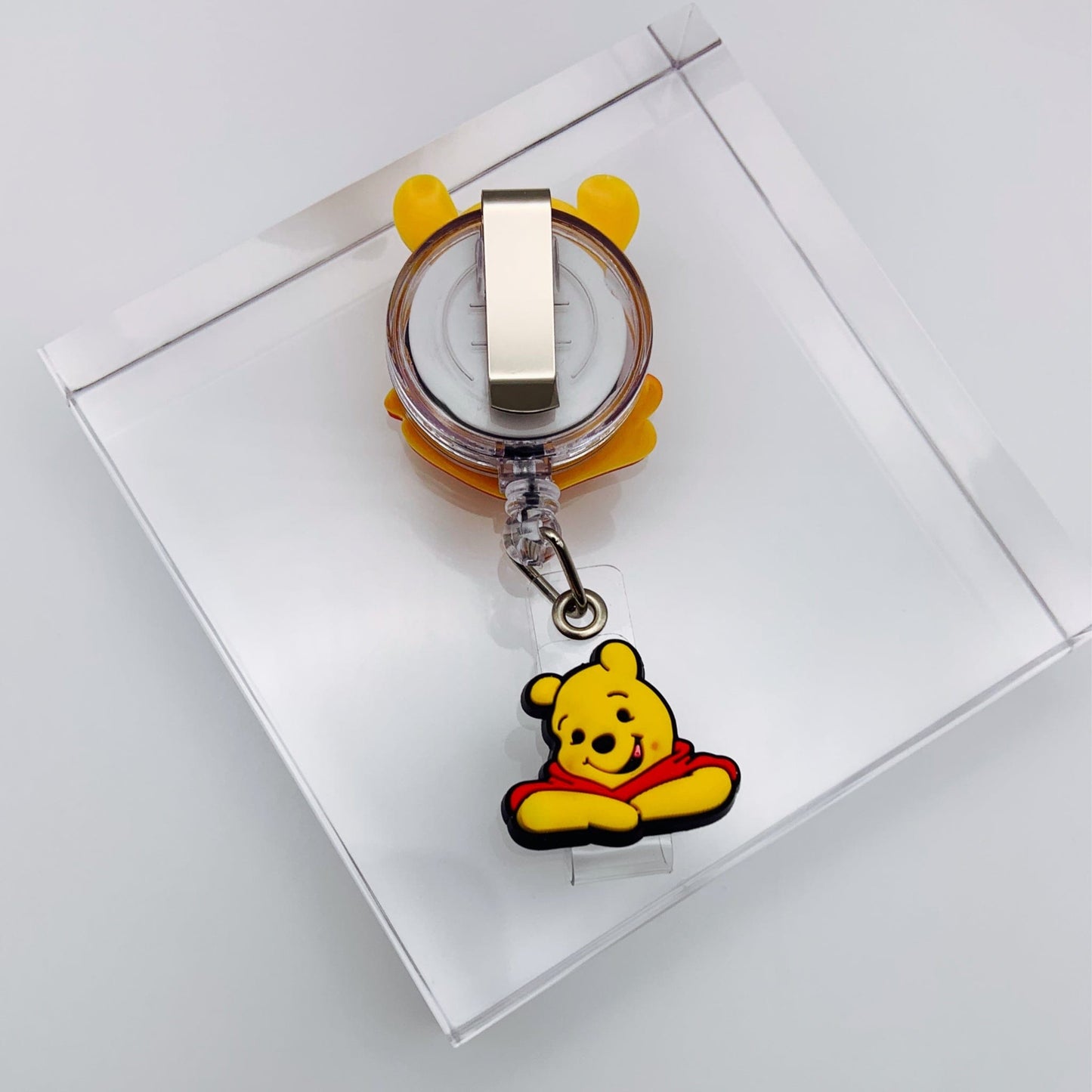 Pooh Work Badge Holder with Retractable Reel - Joanell Creations